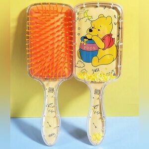 NEW| Just Wanna Have Fun Pooh Bear Square Confetti Paddle Hair-Comb